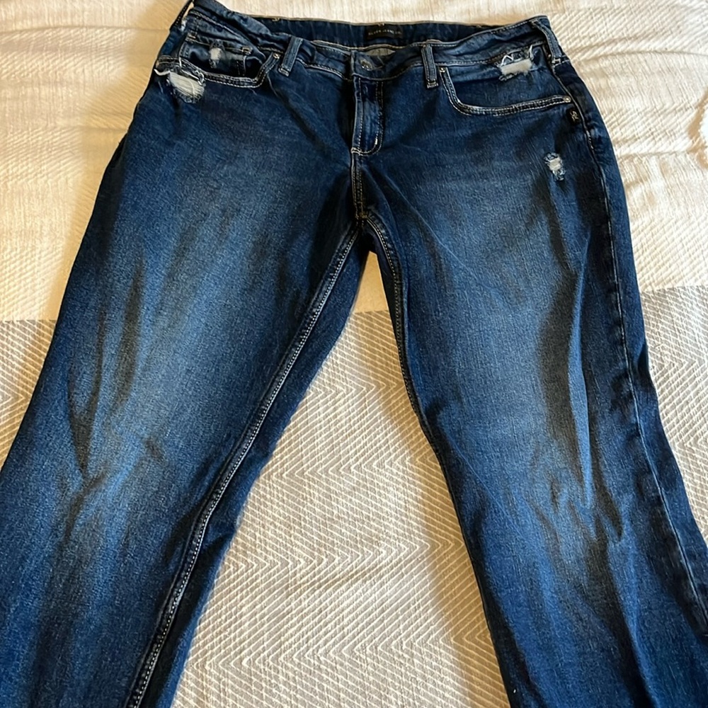 Silver boyfriend jeans 32X29